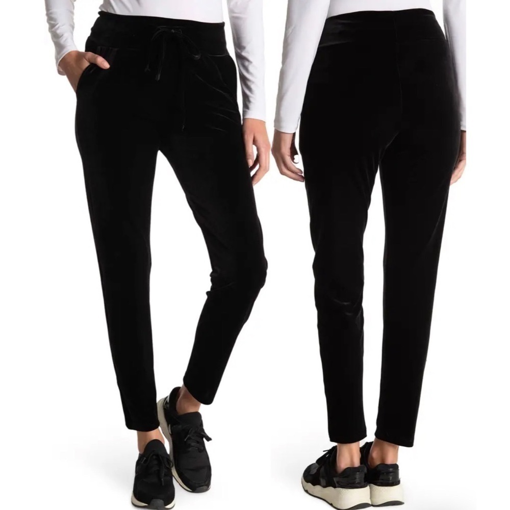 Commando Solid Velvet Joggers Pull On Pockets Sz Small $128.